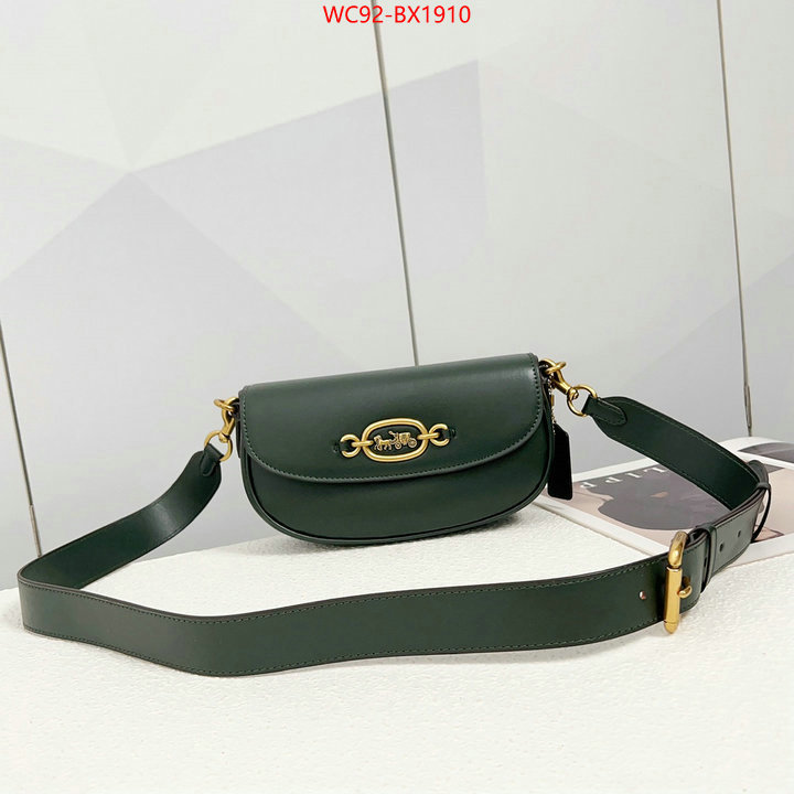 Coach Bags(4A)-Diagonal designer fake ID: BX1910 $: 92USD,