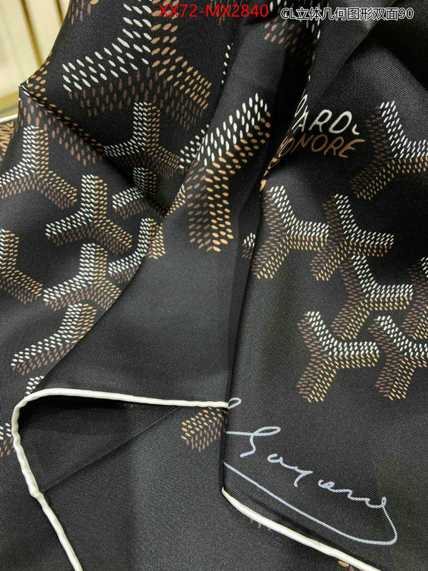 Scarf-Goyard exclusive cheap ID: MX2840 $: 72USD