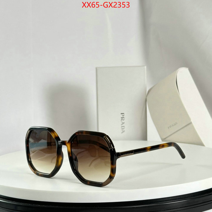 Glasses-Prada sell online luxury designer ID: GX2353 $: 65USD