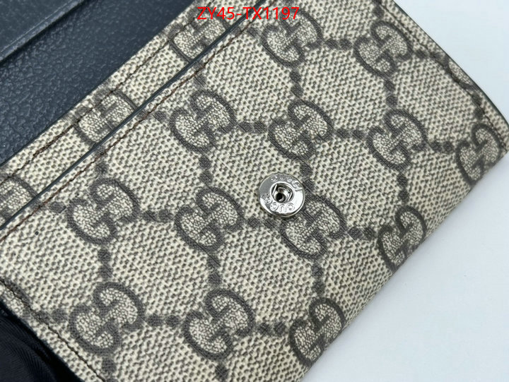 Gucci Bags(4A)-Wallet- perfect ID: TX1197 $: 45USD,