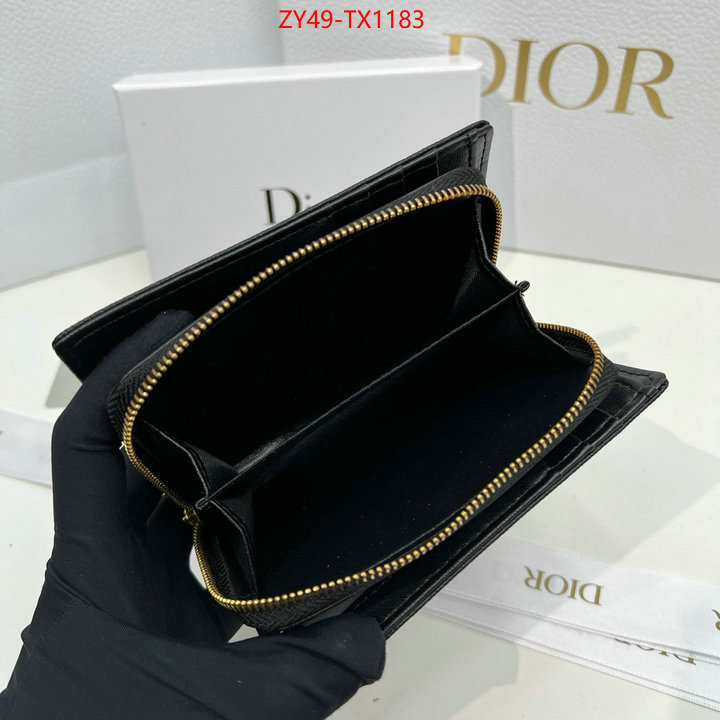 Dior Bags(4A)-Wallet- best quality designer ID: TX1183 $: 49USD,