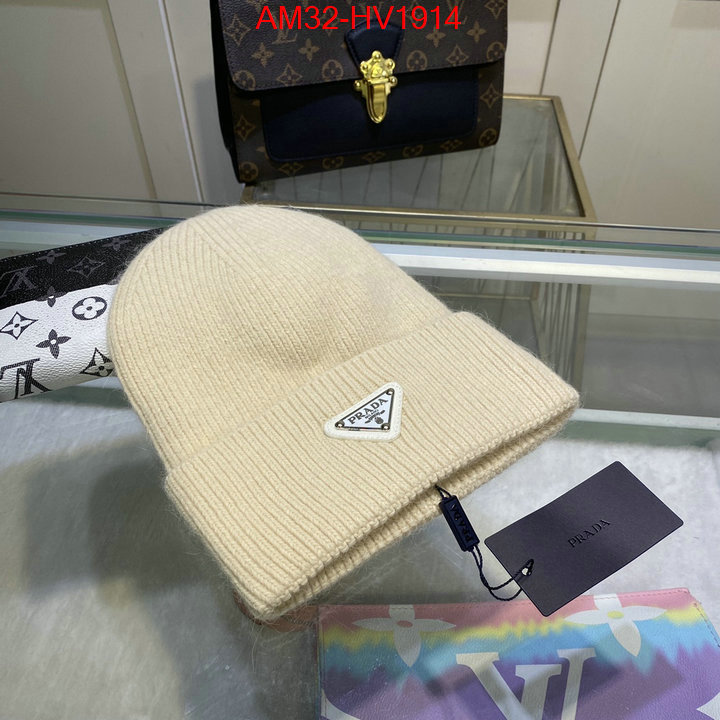 Cap (Hat)-Prada top brands like ID: HV1914 $: 32USD