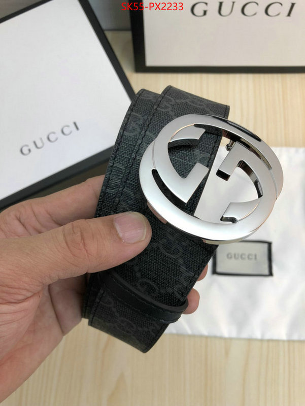 Belts-Gucci high quality ID: PX2233 $: 55USD