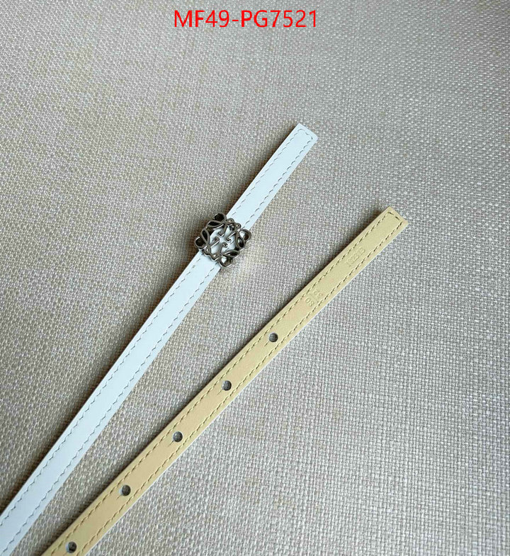 Belts-Loewe luxury fake ID: PG7521 $: 49USD