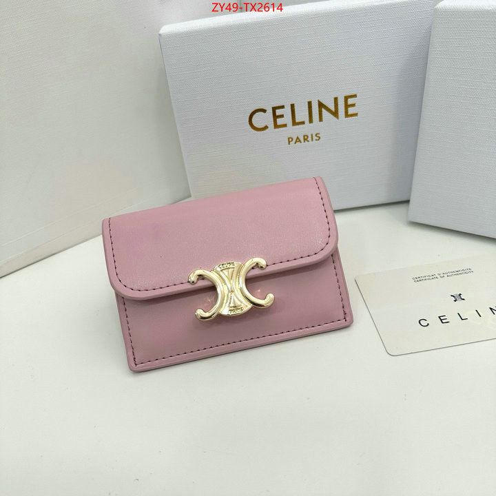 CELINE Bags(4A)-Wallet top fake designer ID: TX2614 $: 49USD,