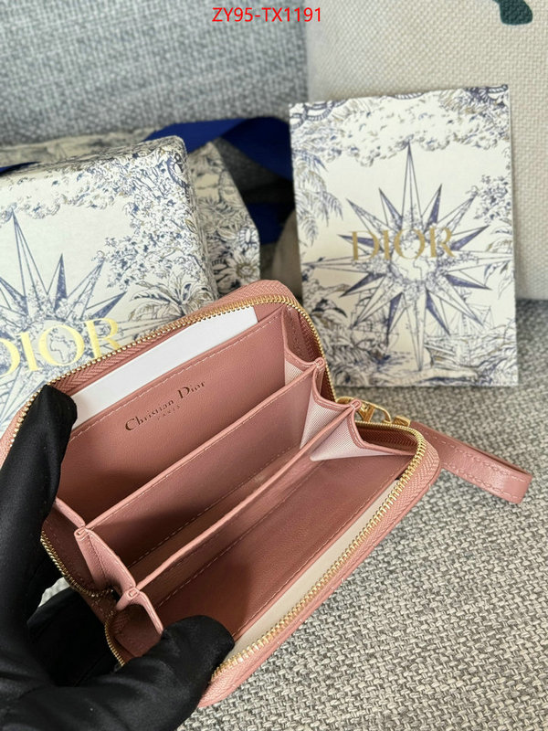 Dior Bags(4A)-Wallet- where should i buy to receive ID: TX1191 $: 95USD,