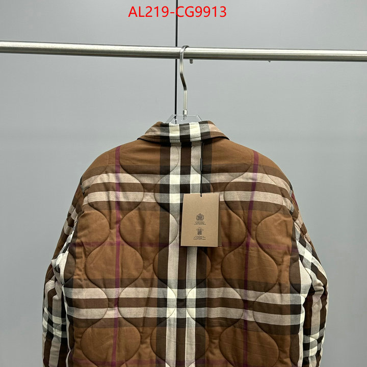 Down jacket Men-Burberry top perfect fake ID: CG9913 $: 219USD