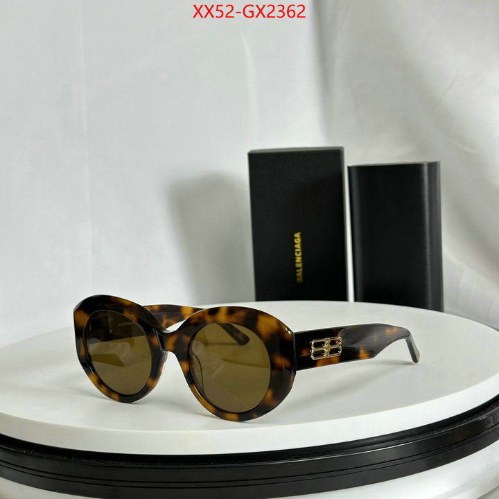 Glasses-Balenciaga where to find the best replicas ID: GX2362 $: 52USD