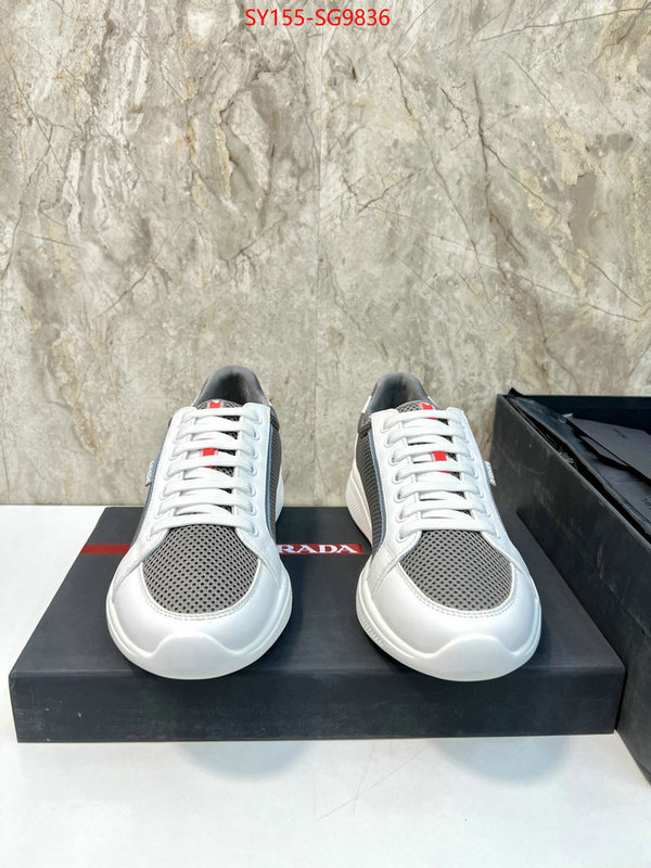 Men shoes-Prada 1:1 replica wholesale ID: SG9836 $: 155USD