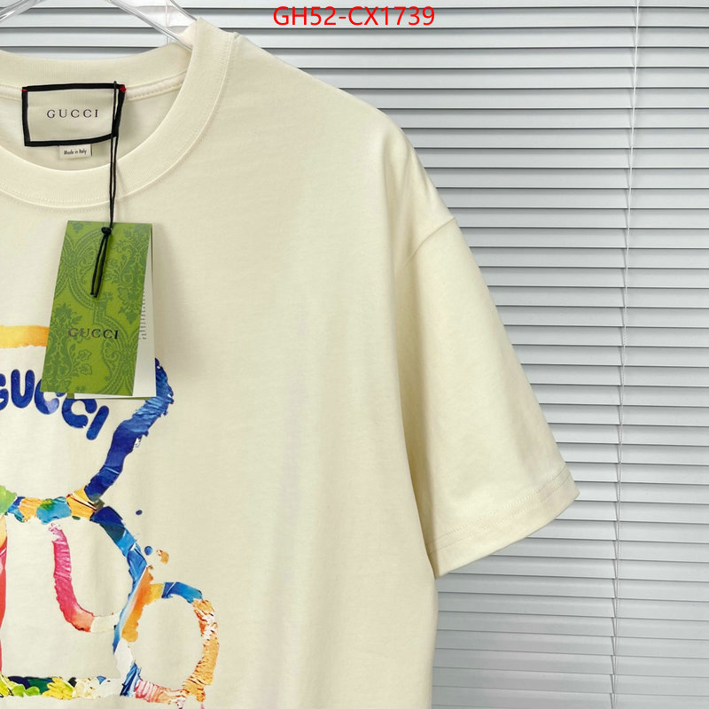 Clothing-Gucci can you buy knockoff ID: CX1739 $: 52USD