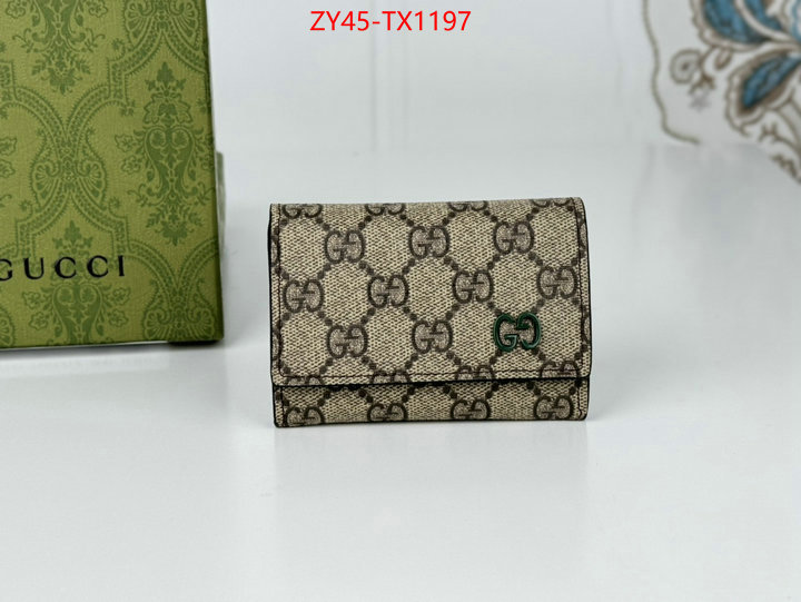 Gucci Bags(4A)-Wallet- perfect ID: TX1197 $: 45USD,