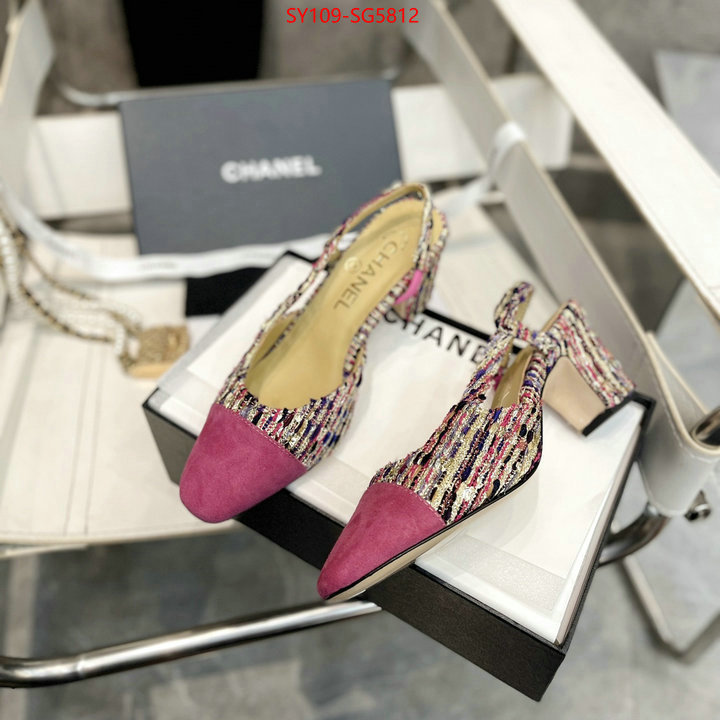 Women Shoes-Chanel fake designer ID: SG5812 $: 109USD