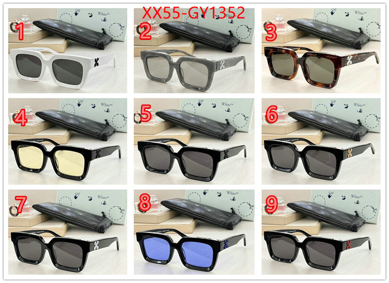 Glasses-Offwhite perfect quality designer replica ID: GY1352 $: 55USD