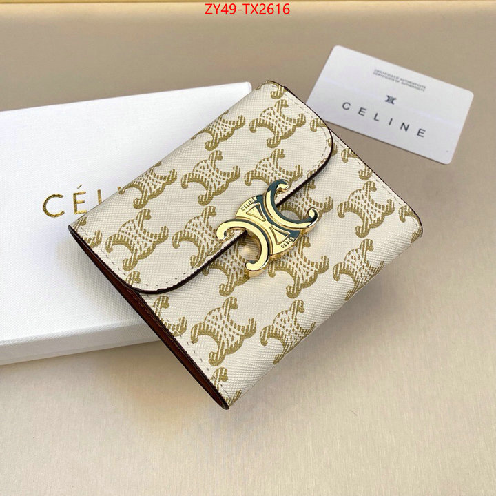 CELINE Bags(4A)-Wallet at cheap price ID: TX2616 $: 49USD,