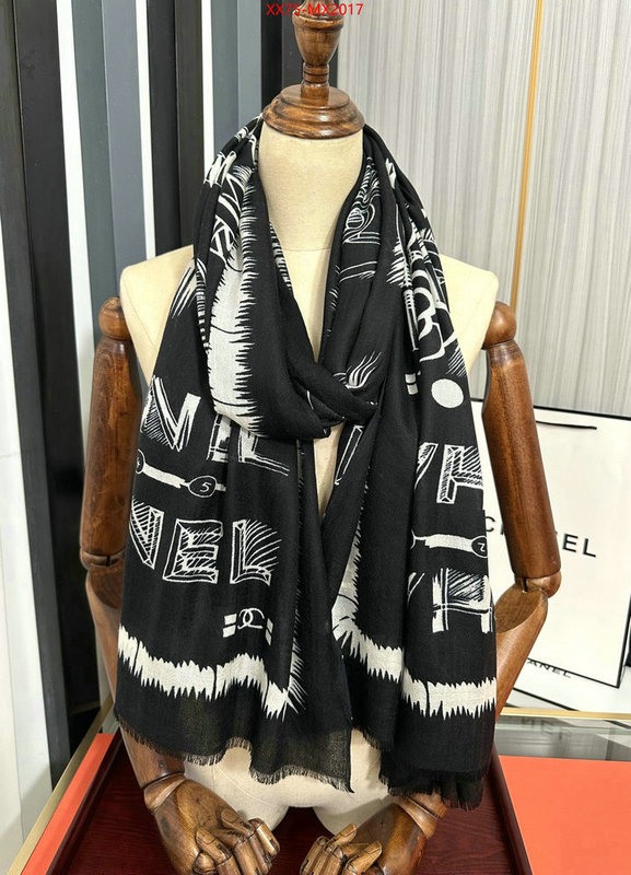 Scarf-Chanel luxury cheap ID: MX2017 $: 75USD