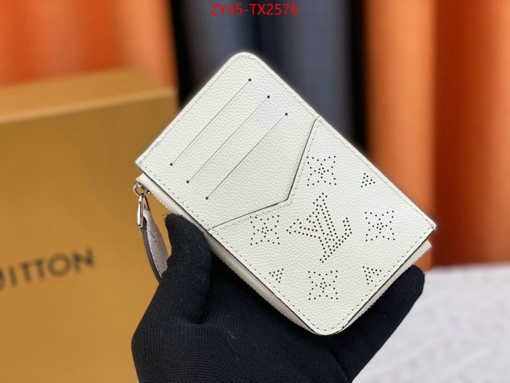 LV Bags(4A)-Wallet fashion ID: TX2576 $: 45USD,