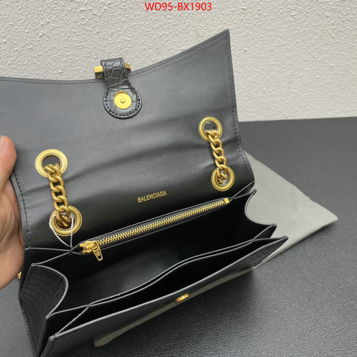 Balenciaga Bags(4A)-Hourglass- quality aaaaa replica ID: BX1903 $: 95USD,