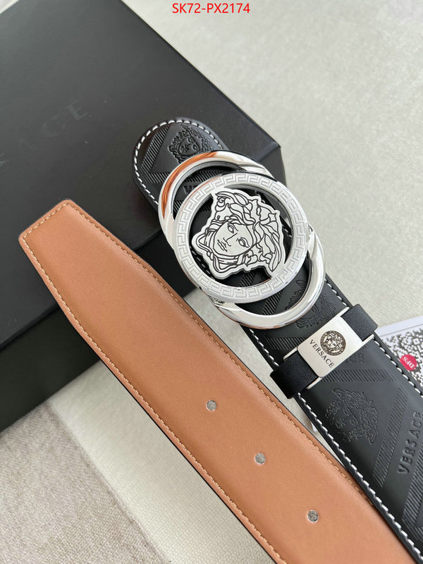 Belts-Versace designer wholesale replica ID: PX2174 $: 72USD