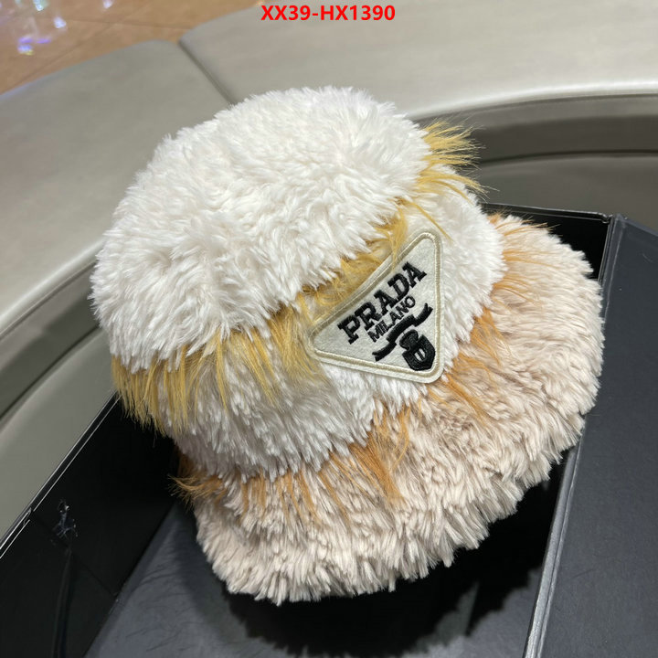 Cap (Hat)-Prada luxury fashion replica designers ID: HX1390 $: 39USD