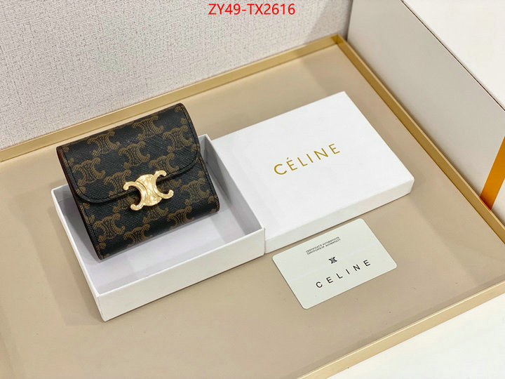 CELINE Bags(4A)-Wallet at cheap price ID: TX2616 $: 49USD,