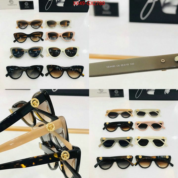 Glasses-Versace mirror copy luxury ID: GX2780 $: 49USD