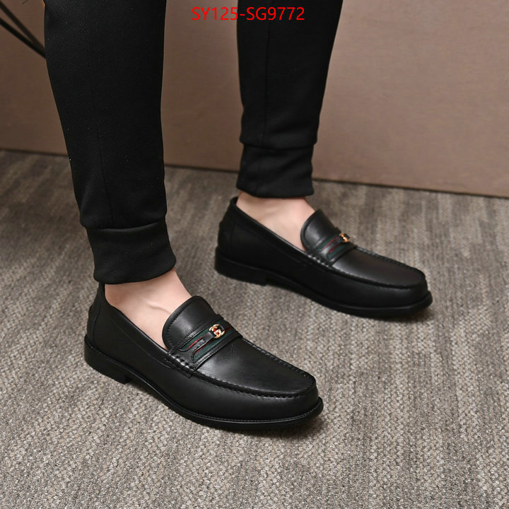 Men Shoes-Gucci fashion designer ID: SG9772 $: 125USD