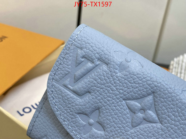 LV Bags(TOP)-Wallet new designer replica ID: TX1597 $: 75USD