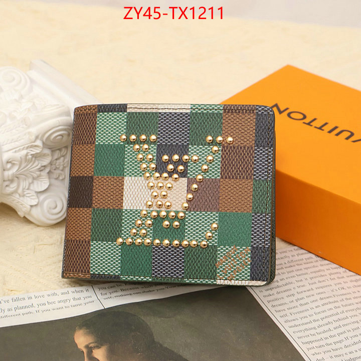 LV Bags(4A)-Wallet 2023 replica ID: TX1211 $: 45USD,