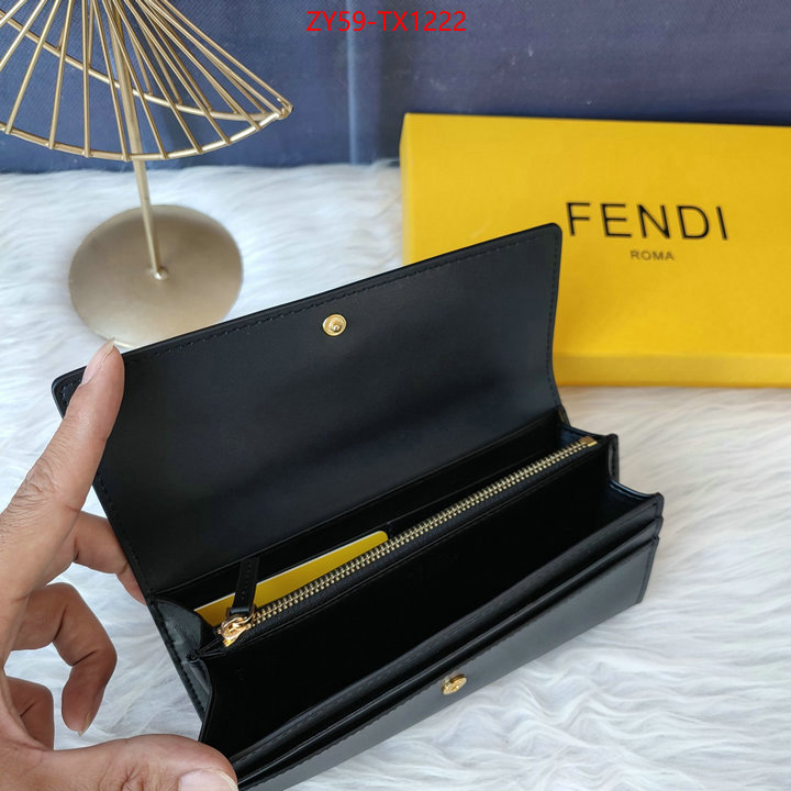 Fendi Bags(4A)-Wallet- online sales ID: TX1222 $: 59USD,