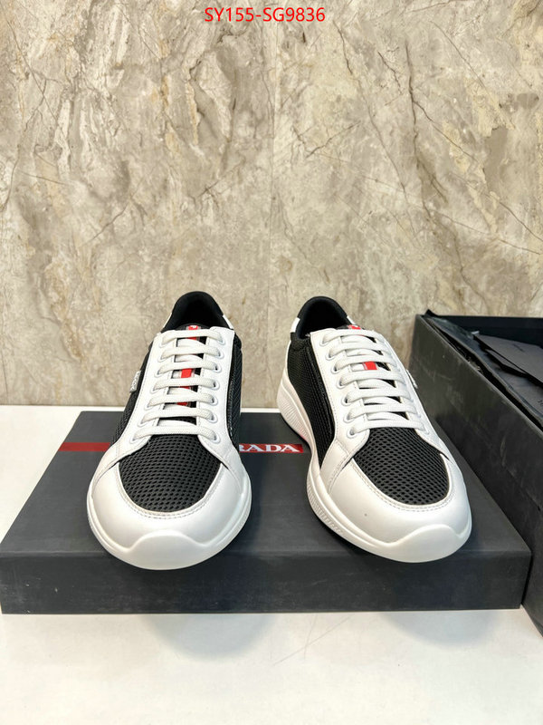 Men shoes-Prada 1:1 replica wholesale ID: SG9836 $: 155USD