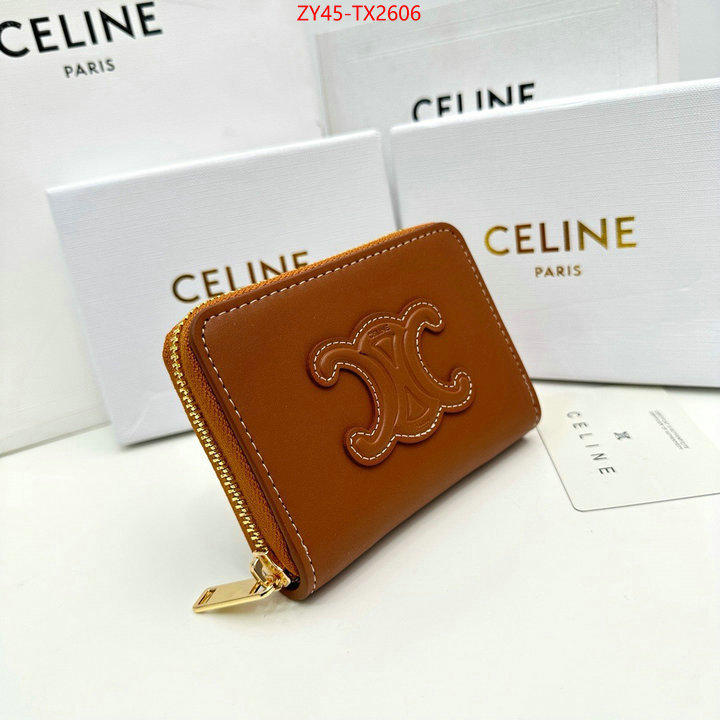 CELINE Bags(4A)-Wallet buy the best high quality replica ID: TX2606 $: 45USD,