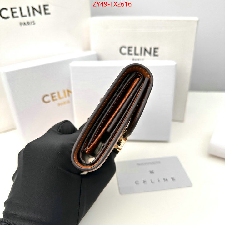 CELINE Bags(4A)-Wallet at cheap price ID: TX2616 $: 49USD,