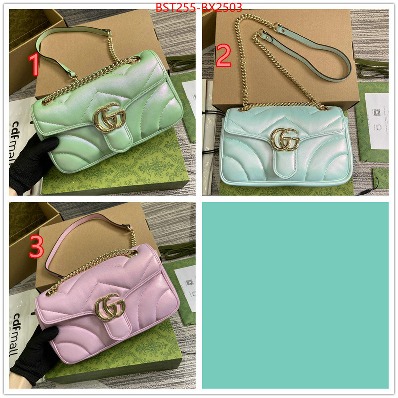 Gucci Bags(TOP)-Marmont shop cheap high quality 1:1 replica ID: BX2503 $: 255USD,