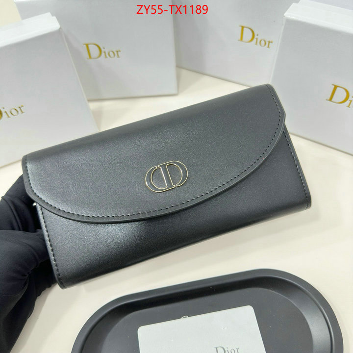 Dior Bags(4A)-Wallet- outlet sale store ID: TX1189 $: 55USD,