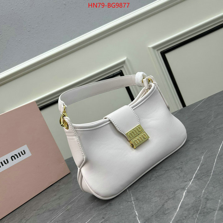 Miu Miu Bags(4A)-Handbag- shop designer replica ID: BG9877 $: 79USD,
