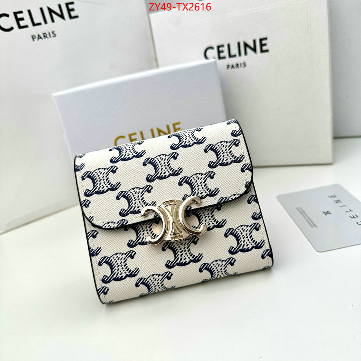 CELINE Bags(4A)-Wallet at cheap price ID: TX2616 $: 49USD,