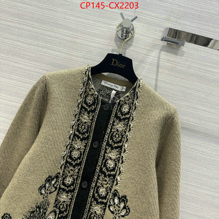 Clothing-Dior best capucines replica ID: CX2203 $: 145USD
