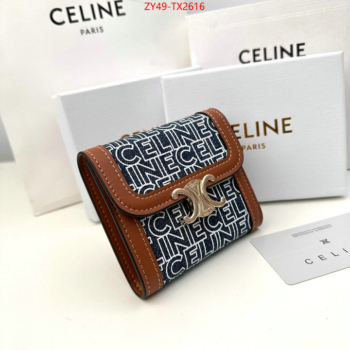 CELINE Bags(4A)-Wallet at cheap price ID: TX2616 $: 49USD,