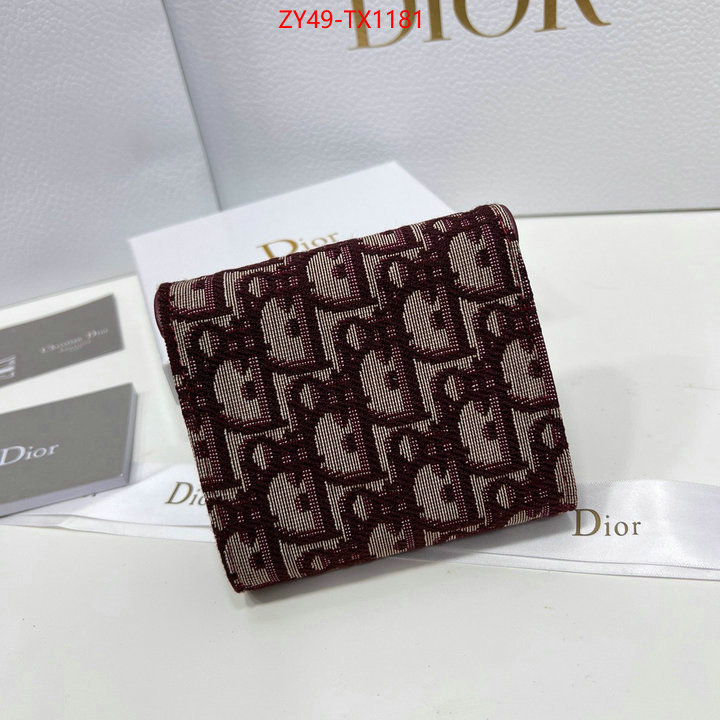 Dior Bags(4A)-Wallet- online from china designer ID: TX1181 $: 49USD,