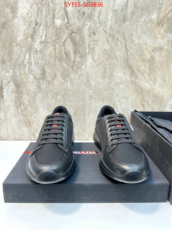 Men shoes-Prada 1:1 replica wholesale ID: SG9836 $: 155USD