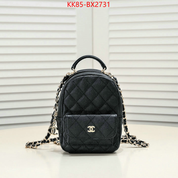 Chanel Bags(4A)-Backpack- what is top quality replica ID: BX2731 $: 85USD,