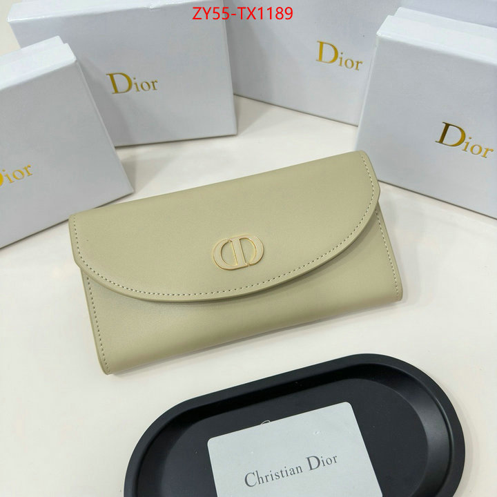 Dior Bags(4A)-Wallet- outlet sale store ID: TX1189 $: 55USD,