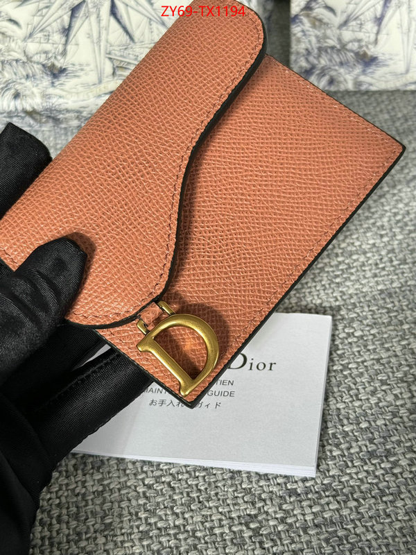 Dior Bags(4A)-Wallet- the best ID: TX1194 $: 69USD,