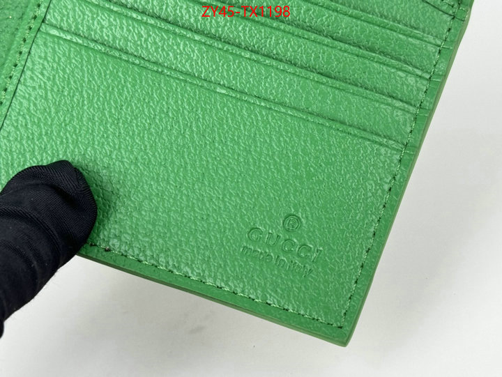 Gucci Bags(4A)-Wallet- we provide top cheap aaaaa ID: TX1198 $: 45USD,