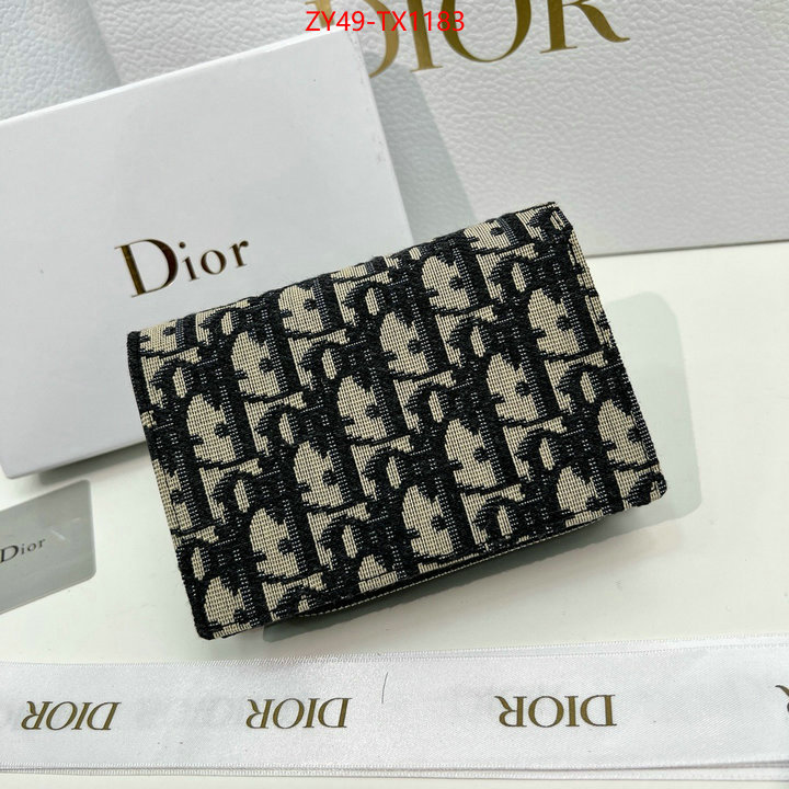 Dior Bags(4A)-Wallet- best quality designer ID: TX1183 $: 49USD,