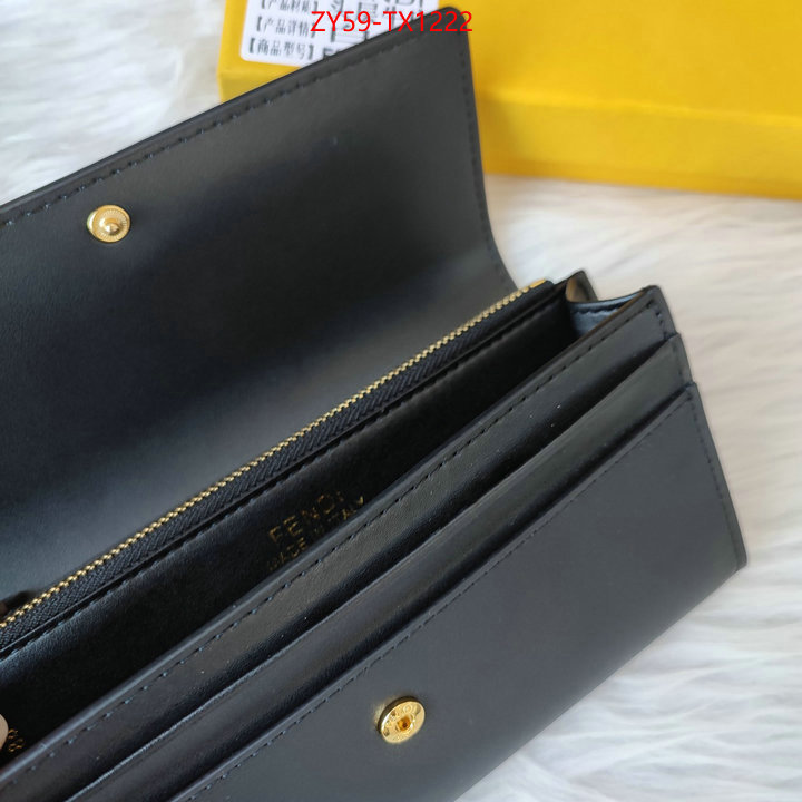 Fendi Bags(4A)-Wallet- online sales ID: TX1222 $: 59USD,