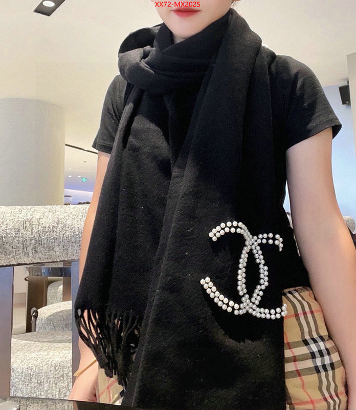 Scarf-Chanel top quality designer replica ID: MX2025 $: 72USD