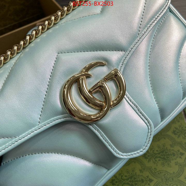 Gucci Bags(TOP)-Marmont shop cheap high quality 1:1 replica ID: BX2503 $: 255USD,