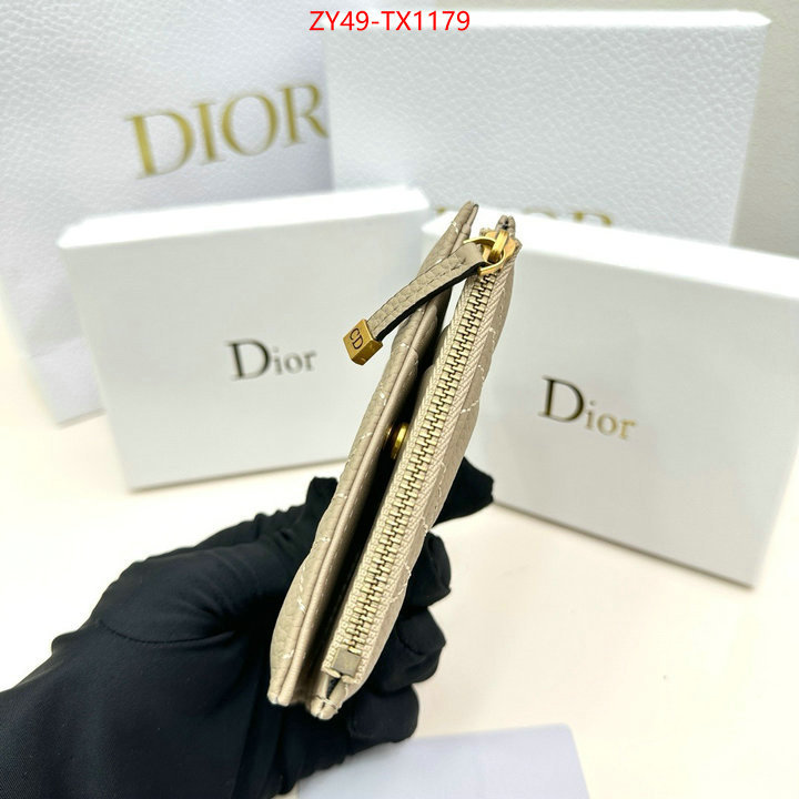 Dior Bags(4A)-Wallet- can i buy replica ID: TX1179 $: 49USD,