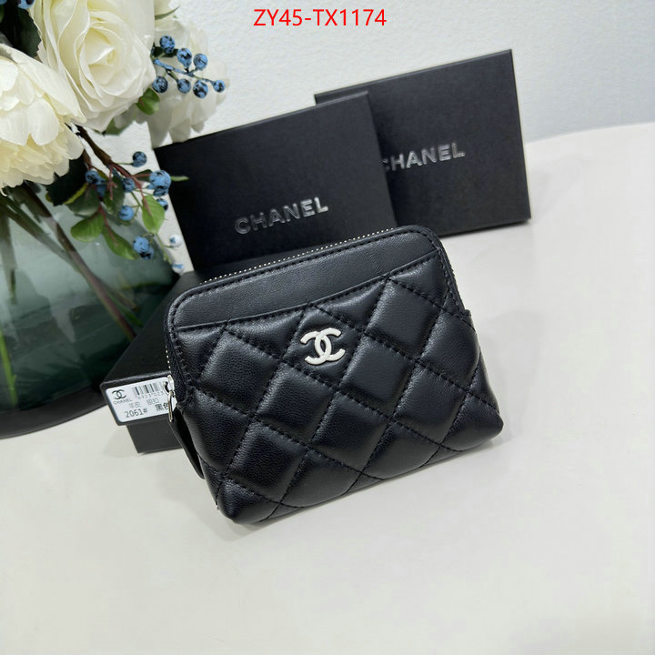 Chanel Bags(4A)-Wallet- what is a 1:1 replica ID: TX1174 $: 45USD,